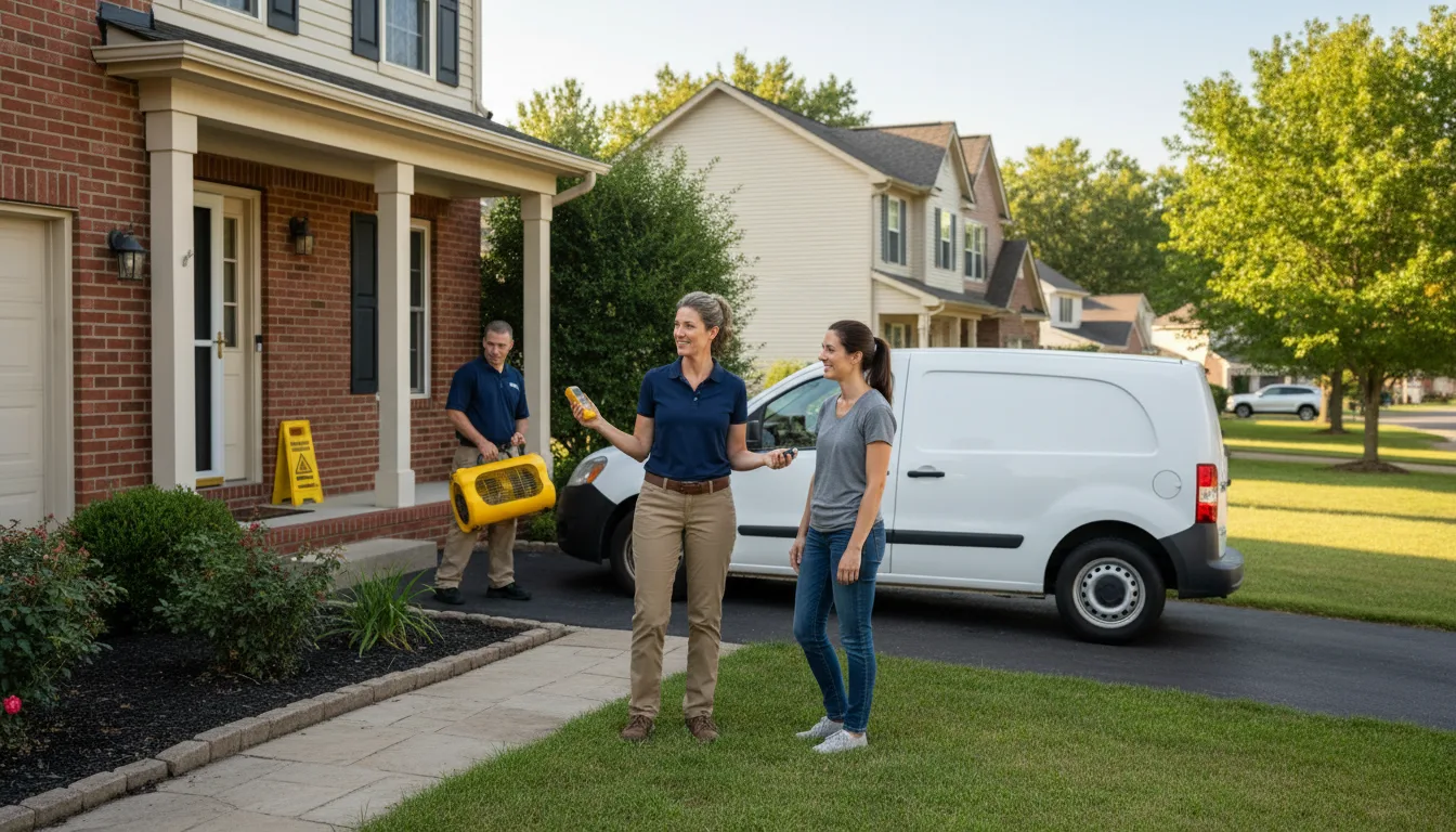 Water restoration image for Dehumidification And Cleanup Services in Sugar Grove, VA